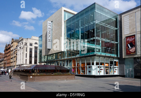 West End del centro commerciale St. Enoch guardando verso Buchanan Street nel centro di Glasgow Scozia Scotland Foto Stock