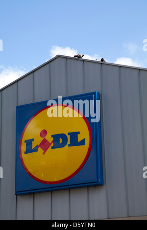 Negozio Lidl in Battersea - Wandsworth - London REGNO UNITO Foto Stock