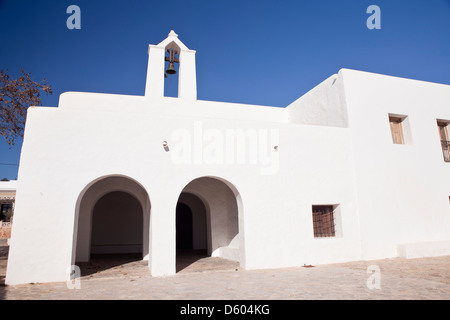 Chiesa di Santa Agnès de Corona, Ibiza, Illes Balears, Spagna Foto Stock