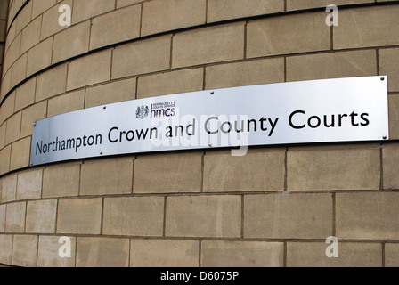 Northampton Crown county court carcere Foto Stock