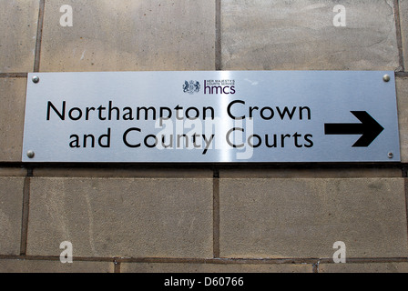 Northampton Crown county court carcere Foto Stock