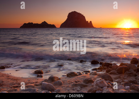 D'Hort cove in Sant Josep de sa Talaia, Ibiza, Illes Balears, Spagna Foto Stock