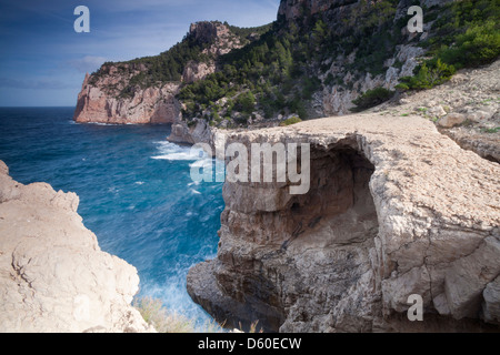 Albarca cove in Sant Mateu d'Albarca, Ibiza, Illes Balears, Spagna Foto Stock