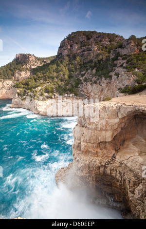 Albarca cove in Sant Mateu d'Albarca, Ibiza, Illes Balears, Spagna Foto Stock