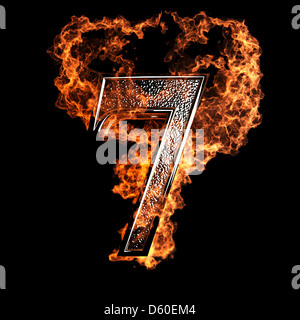 Figura di masterizzazione Foto Stock