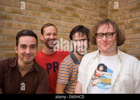 Cud, inglese indie band fotografato in Old Street , Londra, Inghilterra. Foto Stock