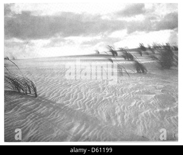 Una leggenda delle dune di sabbia, Cape Henry, Virginia (1912) Foto Stock