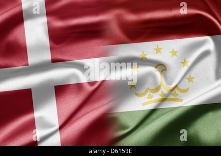 In Danimarca e in Tagikistan Foto Stock