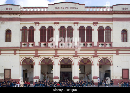 Camaguey: Teatro Principal Foto Stock