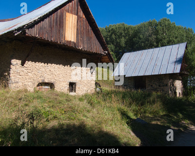 Les pres piani,Saint Sorlin,Haute Savoie,Francia Foto Stock