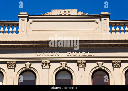 Ballarat Australia / l'era Vittoriana Unione Hotel circa 1863 in Sturt Street,Ballarat Victoria Australia. Foto Stock