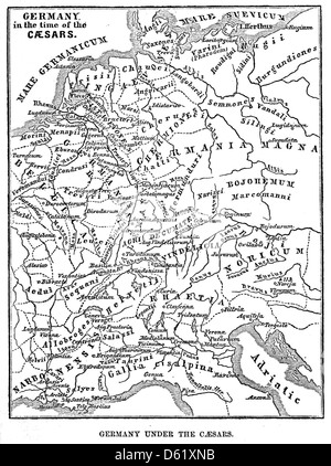 Una scuola storia della Germania: dal primo periodo alla creazione dell'impero tedesco nel 1871 (1874) Foto Stock