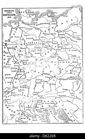 Una scuola storia della Germania: dal primo periodo alla creazione dell'impero tedesco nel 1871 (1874) Foto Stock