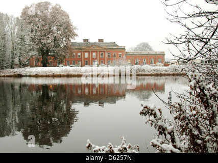 Inverno a Colwick Hall nel NOTTINGHAMSHIRE REGNO UNITO Inghilterra Foto Stock