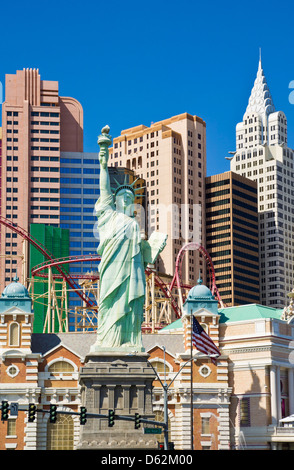 New York New York Hotel in Las Vegas Nevada USA Foto Stock