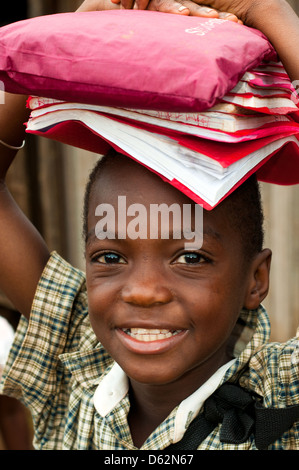 La ragazza di hell-ville, nosy-Be, Madagascar Foto Stock