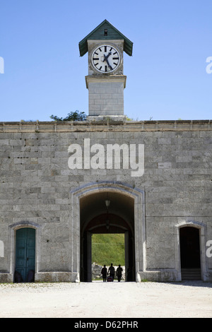 Fort Monostor in Komarom (Monostori Eroed), Ungheria Foto Stock