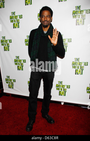 Chris Rock apertura notturna dopo parte per la produzione di Broadway di 'L'Motherfker con cappello" tenutasi presso la quinta Ave. Nuovo Foto Stock