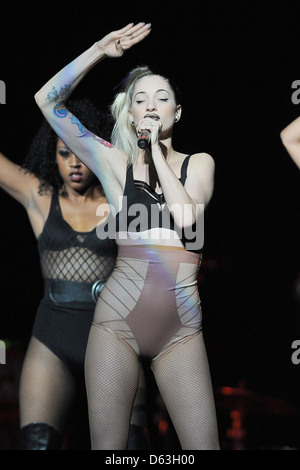 Porcellana esegue nero durante il 'I Am Music II ' tour presso il Bank Atlantic Center Sunrise, Florida - 05.04.11 Foto Stock