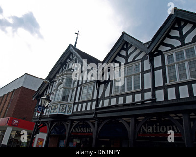 Architettura in centro città, Wellingborough, Northamptonshire, England, Regno Unito Foto Stock