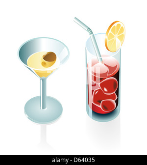 Due cocktail Foto Stock