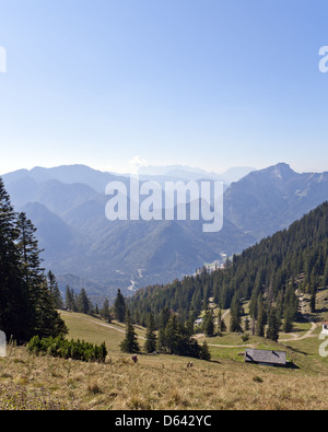 Paesaggio in Baviera Foto Stock