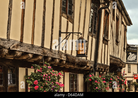 The Swan Hotel Lavenham Suffolk REGNO UNITO Foto Stock