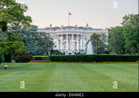 La Casa Bianca - la casa e l'ufficio del Presidente degli Stati Uniti d'America Foto Stock