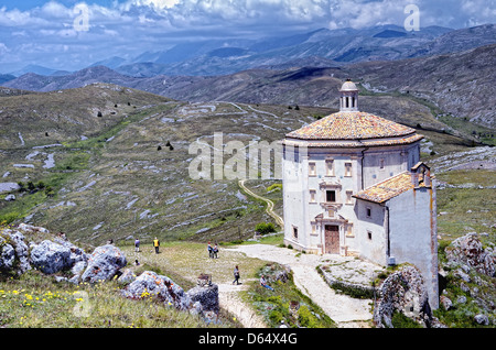 Rocca Calascio Abruzzo Italia n 4 da andrea quercioli Foto Stock