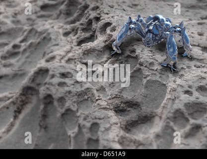 Microrobot, opere d'arte concettuale Foto Stock