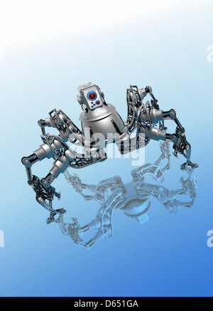 Microrobot, opere d'arte concettuale Foto Stock