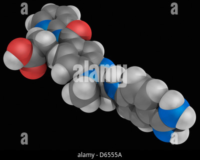 Dabigatran molecola di farmaco Foto Stock