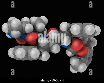 Lopinavir molecola di farmaco Foto Stock