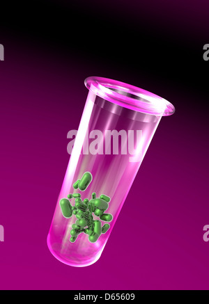 La ricerca farmaceutica, artwork Foto Stock