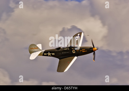 Aeromobile Bell P-39 Airacobra Duxford REGNO UNITO Foto Stock