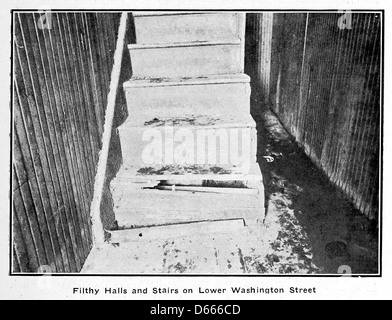 Un sondaggio sociale del Washington Street District di New York City (1914) Foto Stock