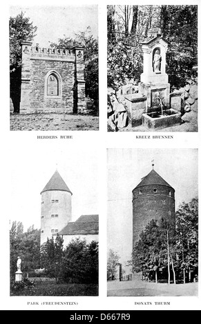 Uno studente reverie; un album di Sassonia giorni (Freiberg vicino Dresda) (1920) Foto Stock