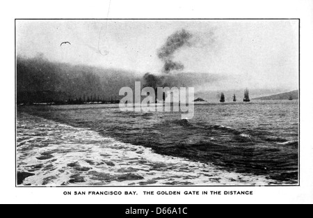 Un viaggio sulla ferrovia crookedest nel mondo, Mt. Tamalpais, Cal (1907) Foto Stock