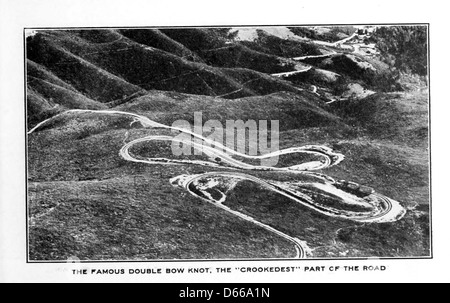 Un viaggio sulla ferrovia crookedest nel mondo, Mt. Tamalpais, Cal (1907) Foto Stock