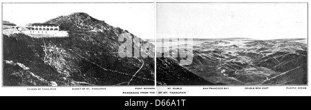 Un viaggio sulla ferrovia crookedest nel mondo, Mt. Tamalpais, Cal (1907) Foto Stock