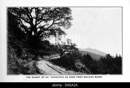 Un viaggio sulla ferrovia crookedest nel mondo, Mt. Tamalpais, Cal (1907) Foto Stock