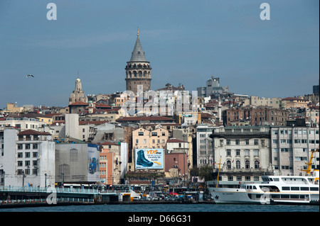 Torre di Galata Istanbul Turchia Foto Stock