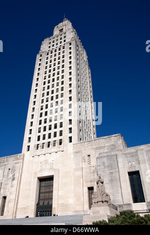 Una vista dell'esterno della Louisiana Casa di rappresentanti di Baton Rouge Foto Stock