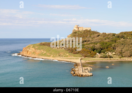 Il castello di Tabarka o fortezza genovese Tabarka Tunisia Foto Stock