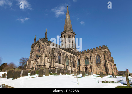 Chiesa di tutti i santi, Bakewell, Derbyshire, England, Regno Unito Foto Stock