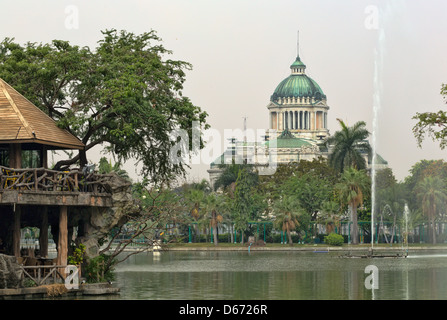 Ananta Samakhom trono Hall a Bangkok, in Thailandia Foto Stock