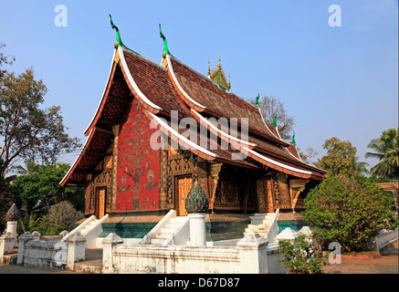 Wat Xieng Thong tempio Luang Probang, Laos Foto Stock