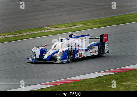 6 Ore di Silverstone FIA World Endurance Championship Auto, circuito di Silverstone, Regno Unito, 14 aprile 2013 Foto Stock