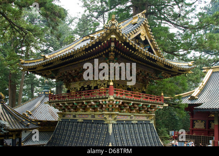 Al Santuario di Toshogu, Nikko, Tochigi, Giappone Foto Stock