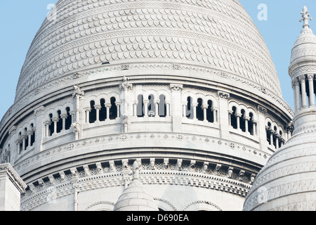 La Basilica del Sacro Cuore di Parigi (Basilique du Sacré-Coeur) Foto Stock